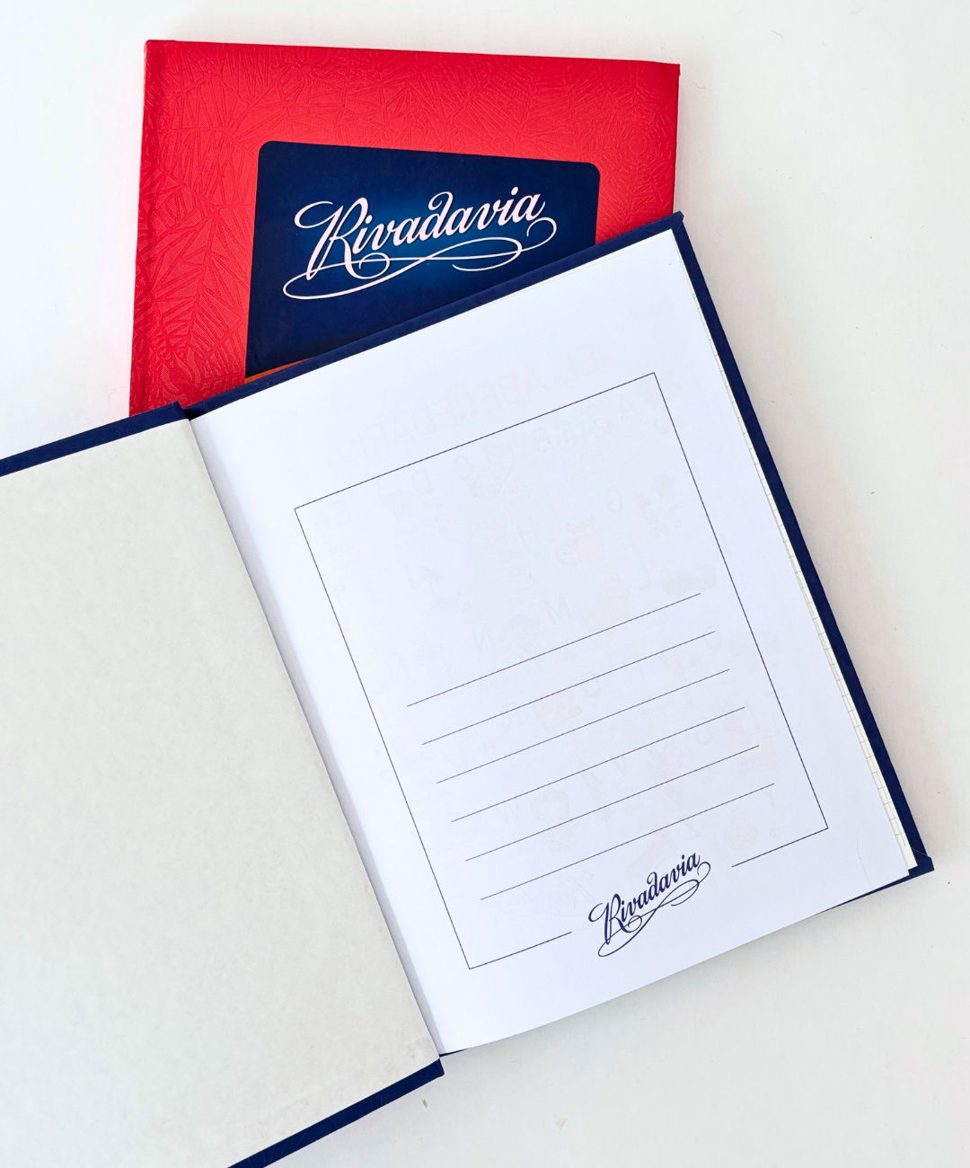 Cuaderno Rivadavia Azul arana 16x21cm x 50 hojas Cuadriculadas