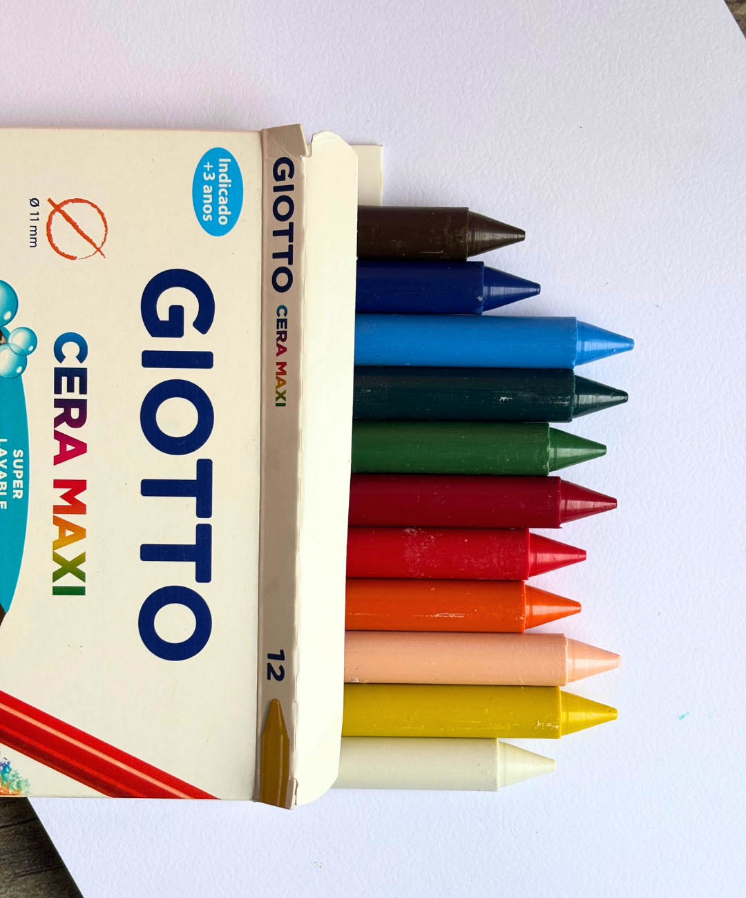 Crayones de Ceras Giotto Maxi x 12