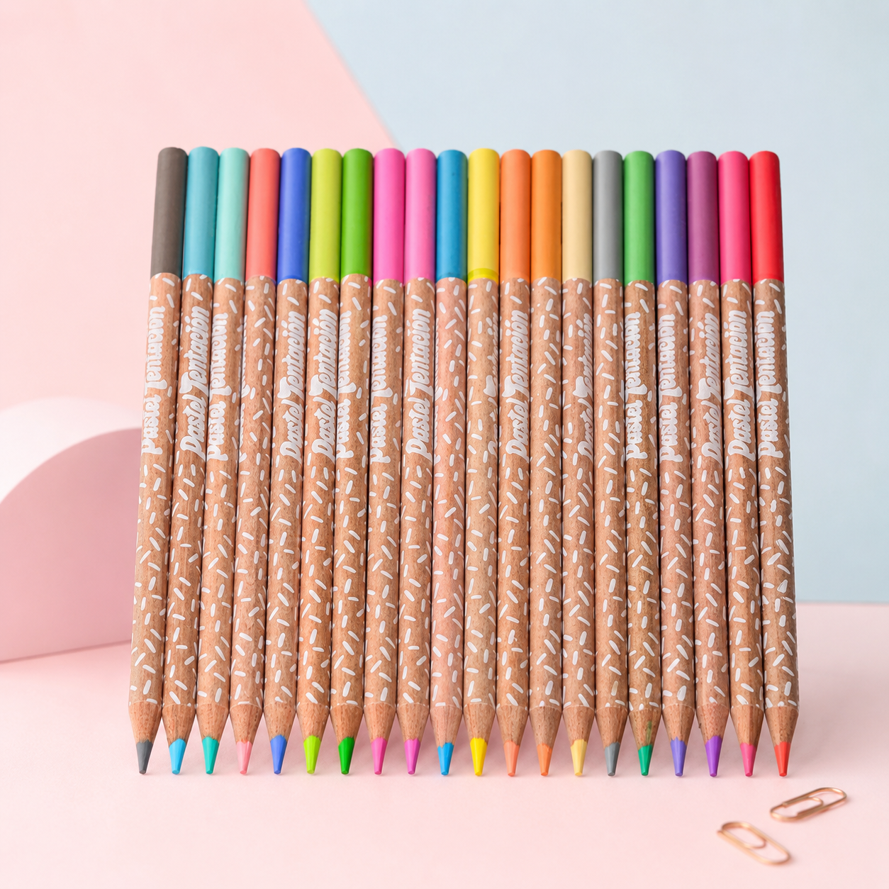 Lapices de colores Mooving Pastel x 20