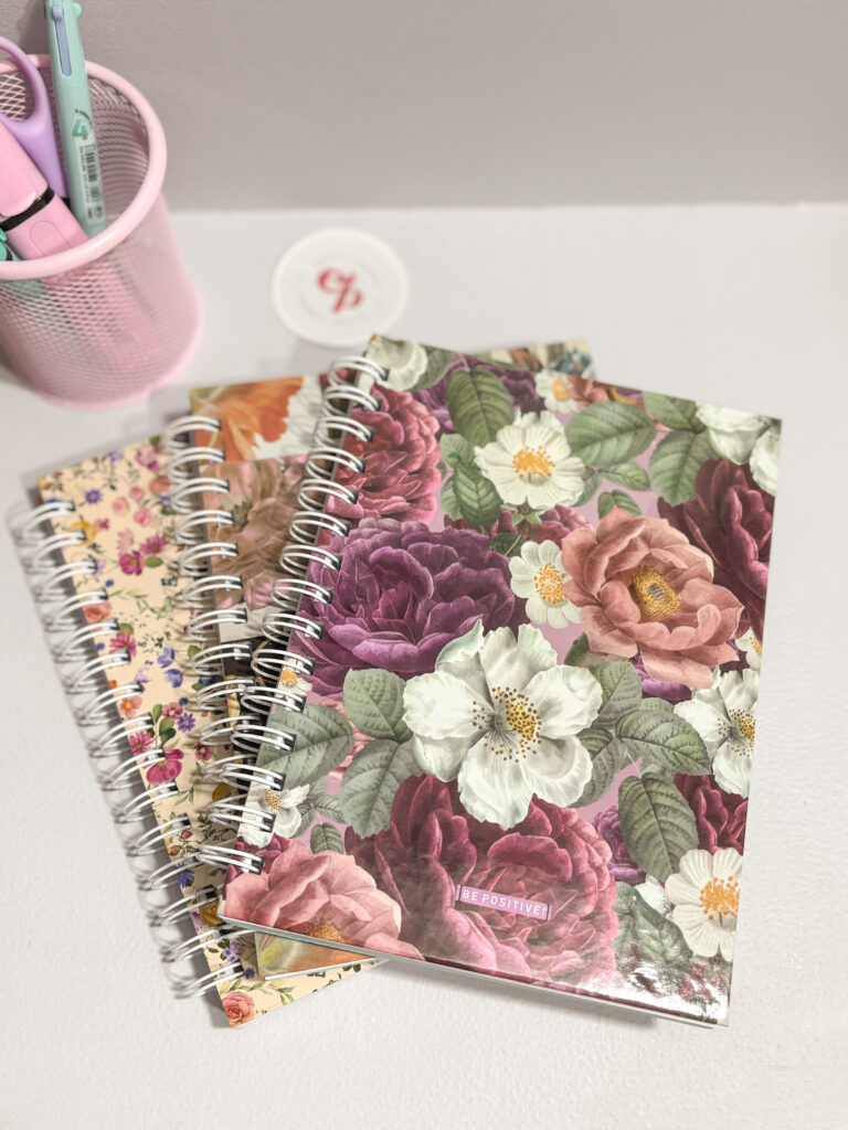 Cuaderno Be Positive A5 espiral Flowers