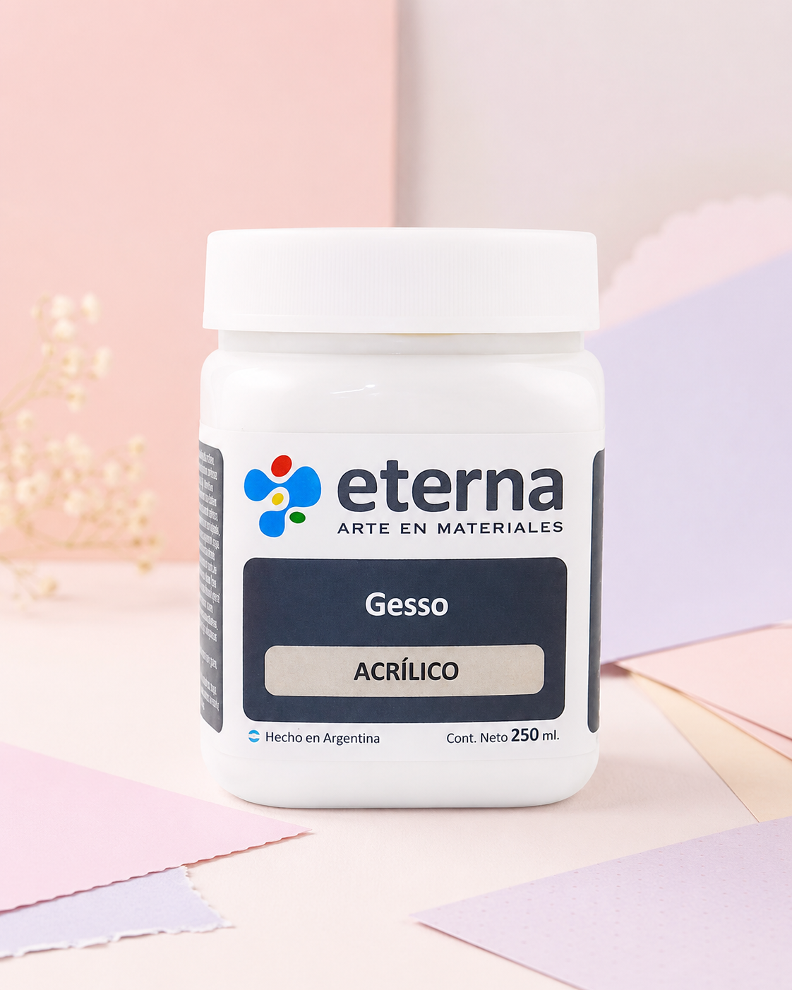 Gesso Acrílico Eterna x 250 ml.